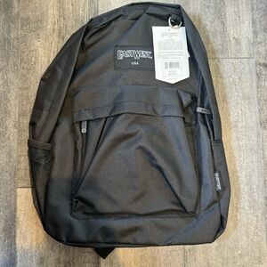 EastWest Backpack Bookbag School Large Basic‎ Black Rucksack Bag For All